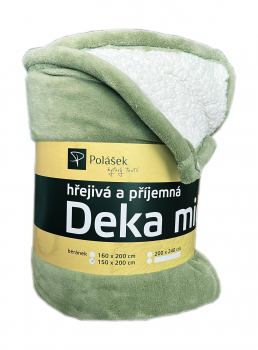 Deka beránek č. 75 olivová