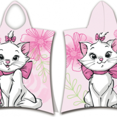 Pončo Marie Cat Pink Flower