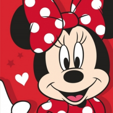 Dětská osuška Minnie "Red heart"