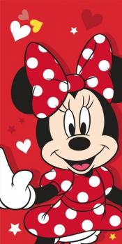 Dětská osuška Minnie "Red heart"