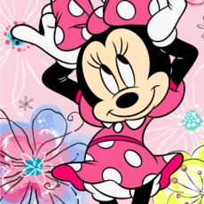 Dětská osuška Minnie pink bow
