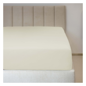 Prostěradlo jersey č.56 slonová kost