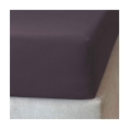Prostěradlo jersey č.65 fialovo hnědá