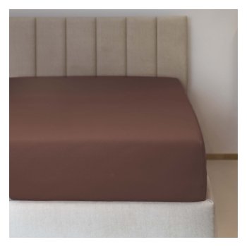 Jersey prostěradlo č.58 oříšek LYCRA
