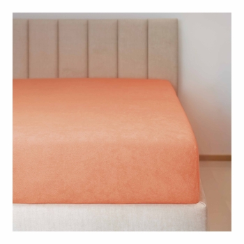 Prostěradlo froté č.13 lososová