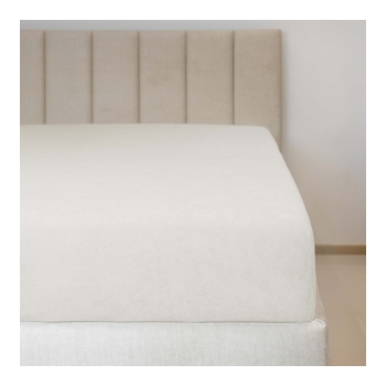 Froté prostěradlo č.2 smetanová