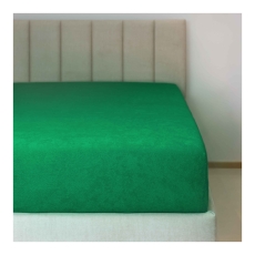 Froté prostěradlo č.33 sytě zelená