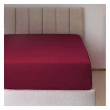 Jersey prostěradlo č.28 vínová LYCRA