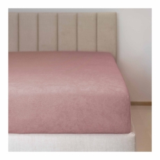 Froté prostěradlo č.68 starorůžová
