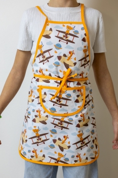 Dětská zástěra Letadla