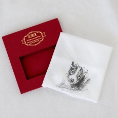 Dámský kapesník - pejsek