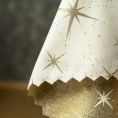 Ubrus vánoční bílá Z-2562 zlatá